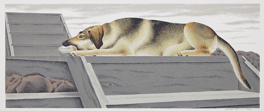 Alexander (Alex) Colville (1920-2013) - Le chien d'or