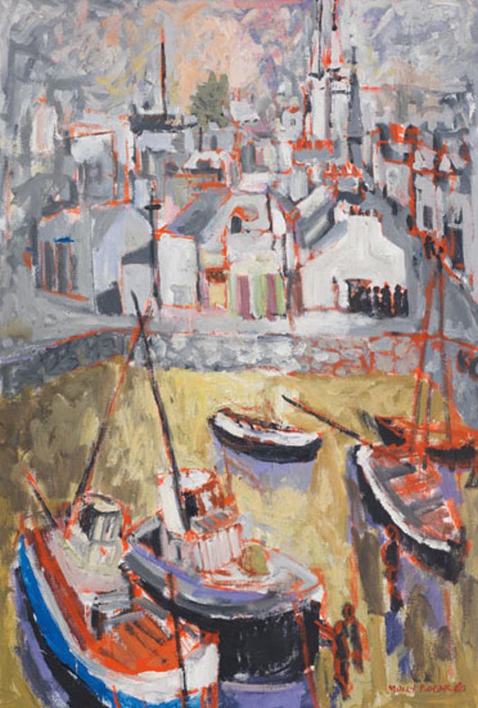 Molly Joan Lamb Bobak (1922-2014) - The Mouse Hole, Cornwall, England