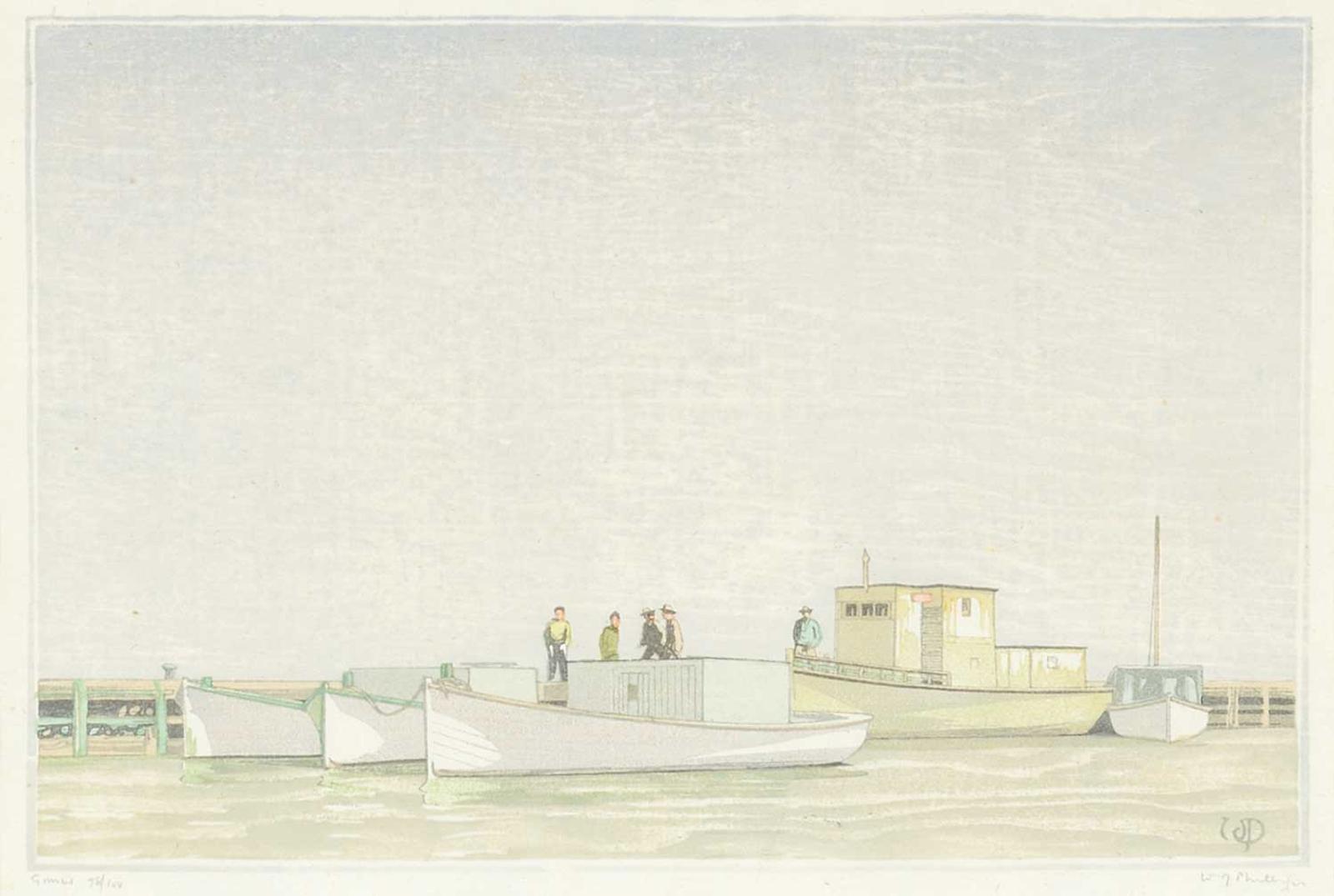 Walter Joseph (W.J.) Phillips (1884-1963) - Gimli Harbour #78/100