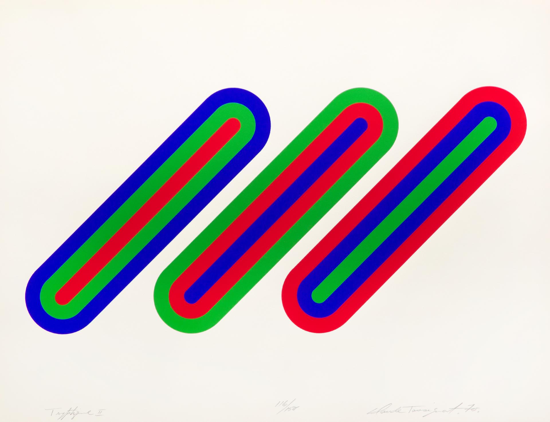 Claude Tousignant (1932) - Triptyque II, 1970