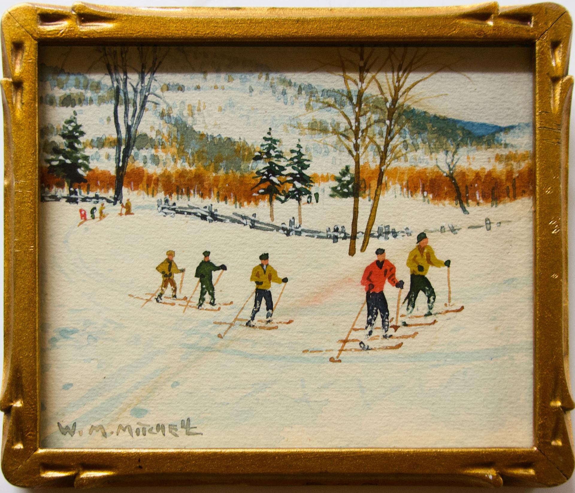 Willard Morse Mitchell (1879-1955) - An Afternoon At Beautful St. Jovite, P.Q. - Canada
