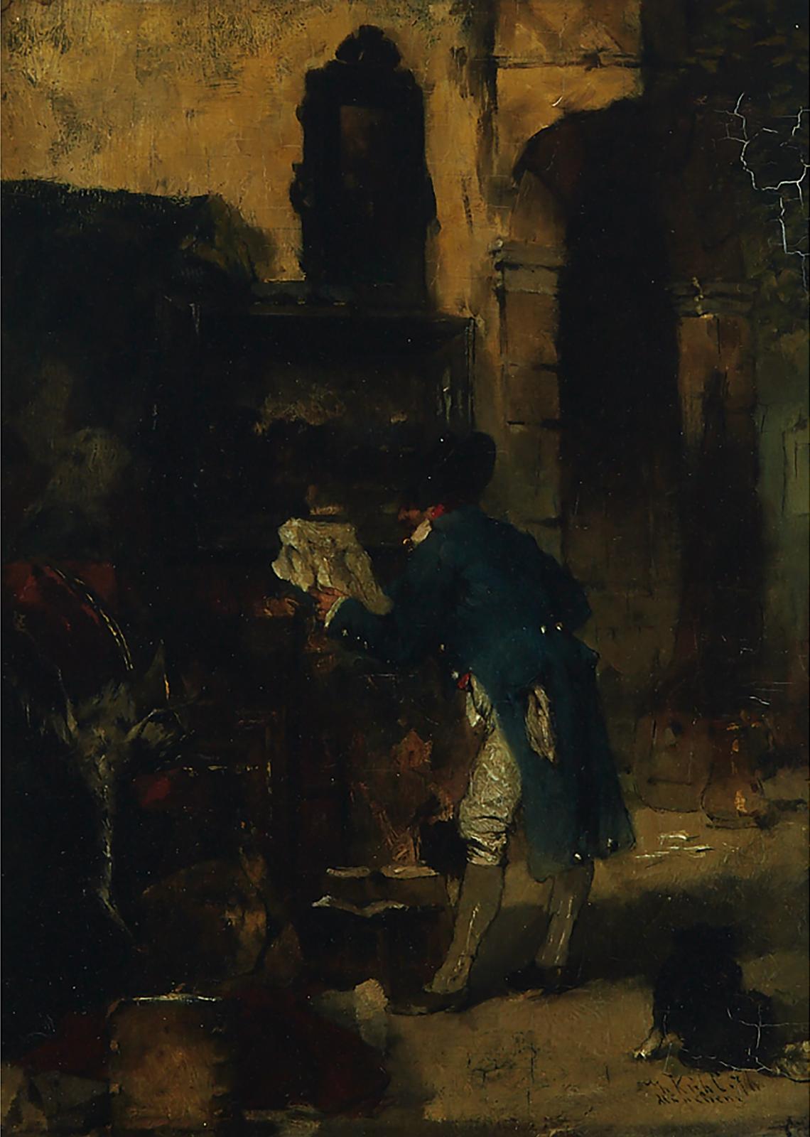 Gotthardt Johann Kuehl (1850-1915) - The Antique Dealer, 1876