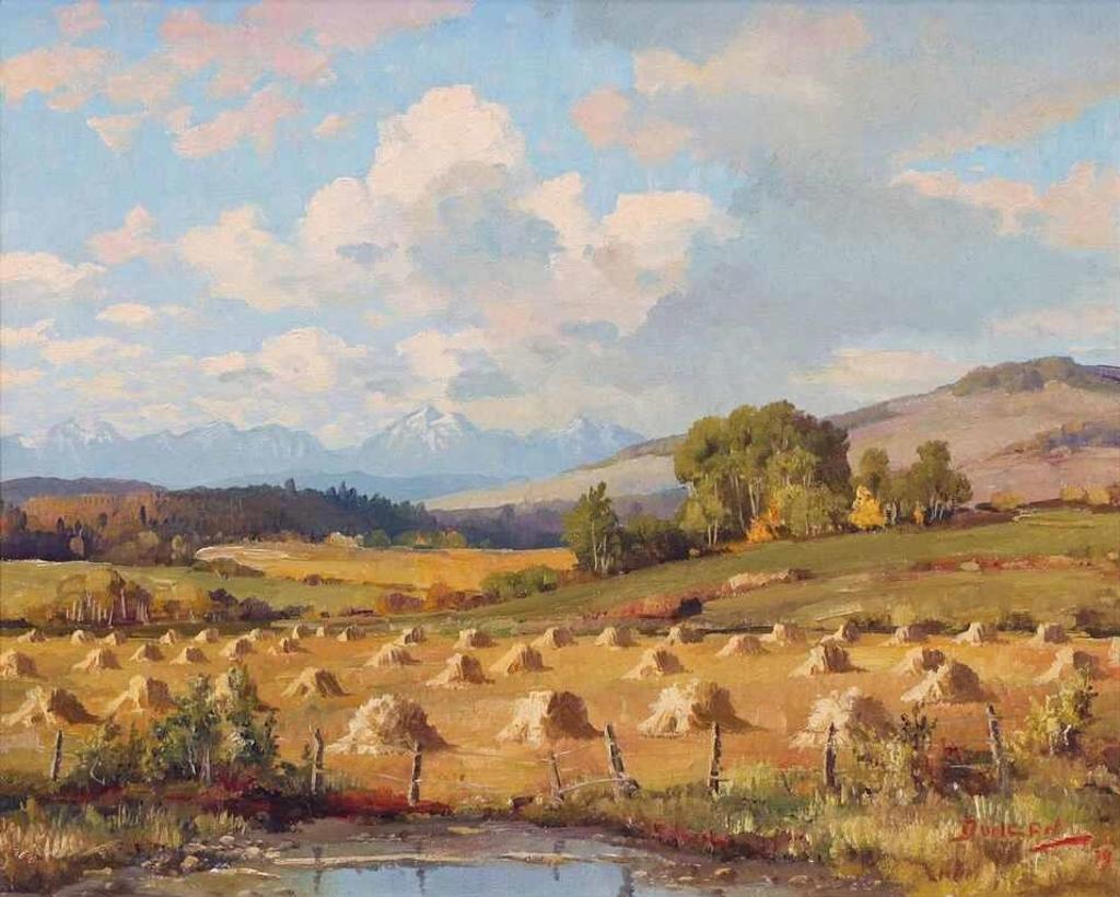 Duncan Mackinnon Crockford (1922-1991) - In The Calling Valley, Nr. Turner Valley, Alberta; 1979
