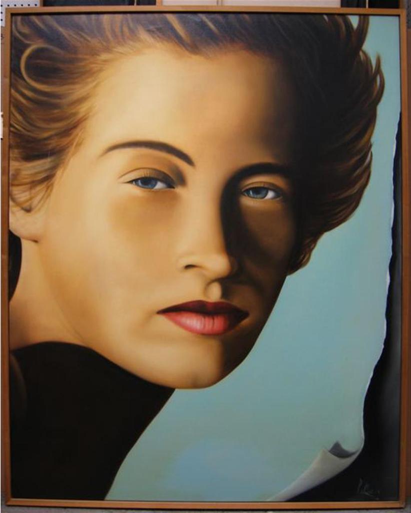 Michel Pellus (1945) - Untitled (Blue Eyes)