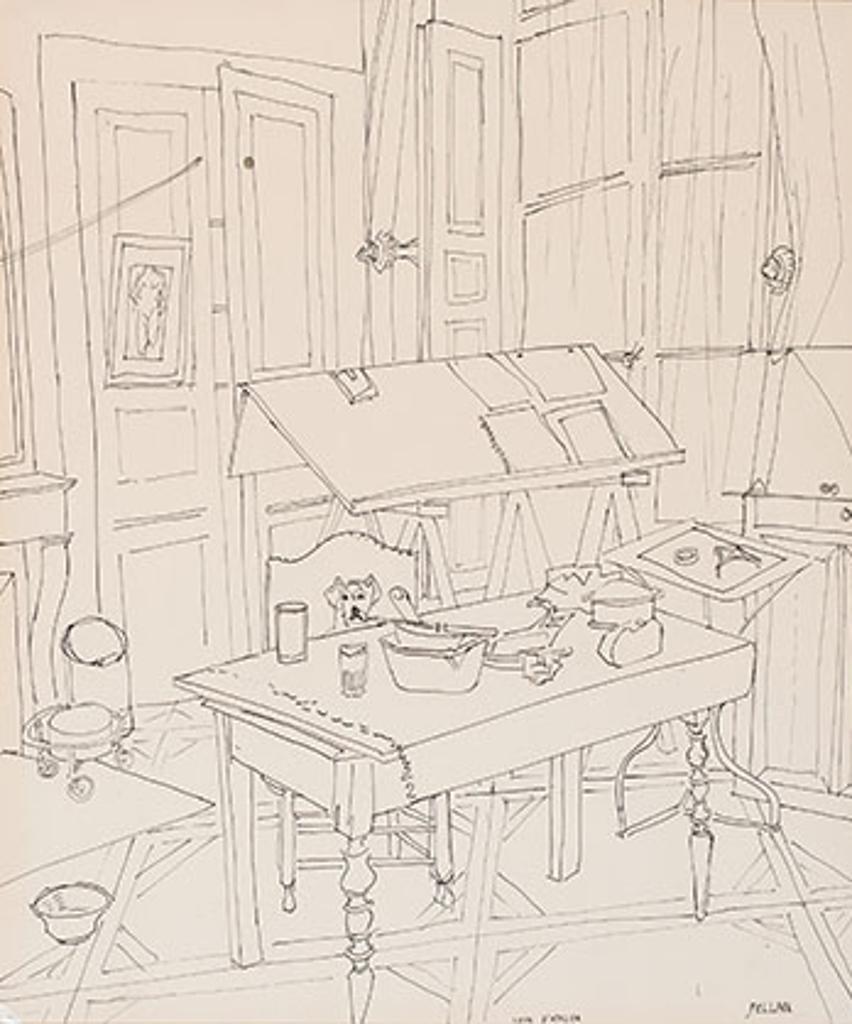 Alfred Pellan (1906-1988) - Coin d'atelier