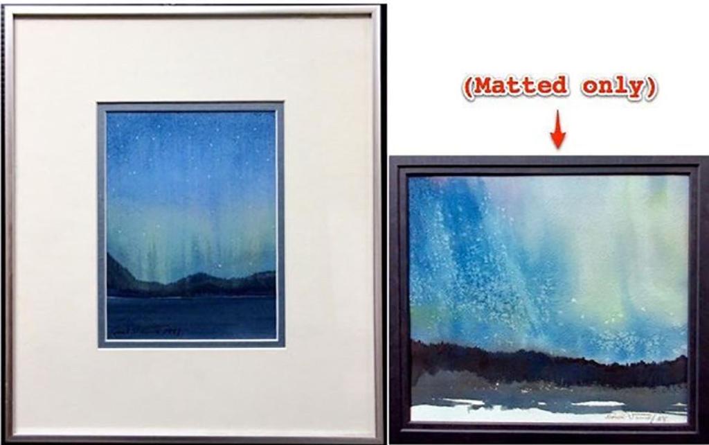 Lionel Venne (1936) - Landscape Of Marvels; Untitled (Northern Lights)