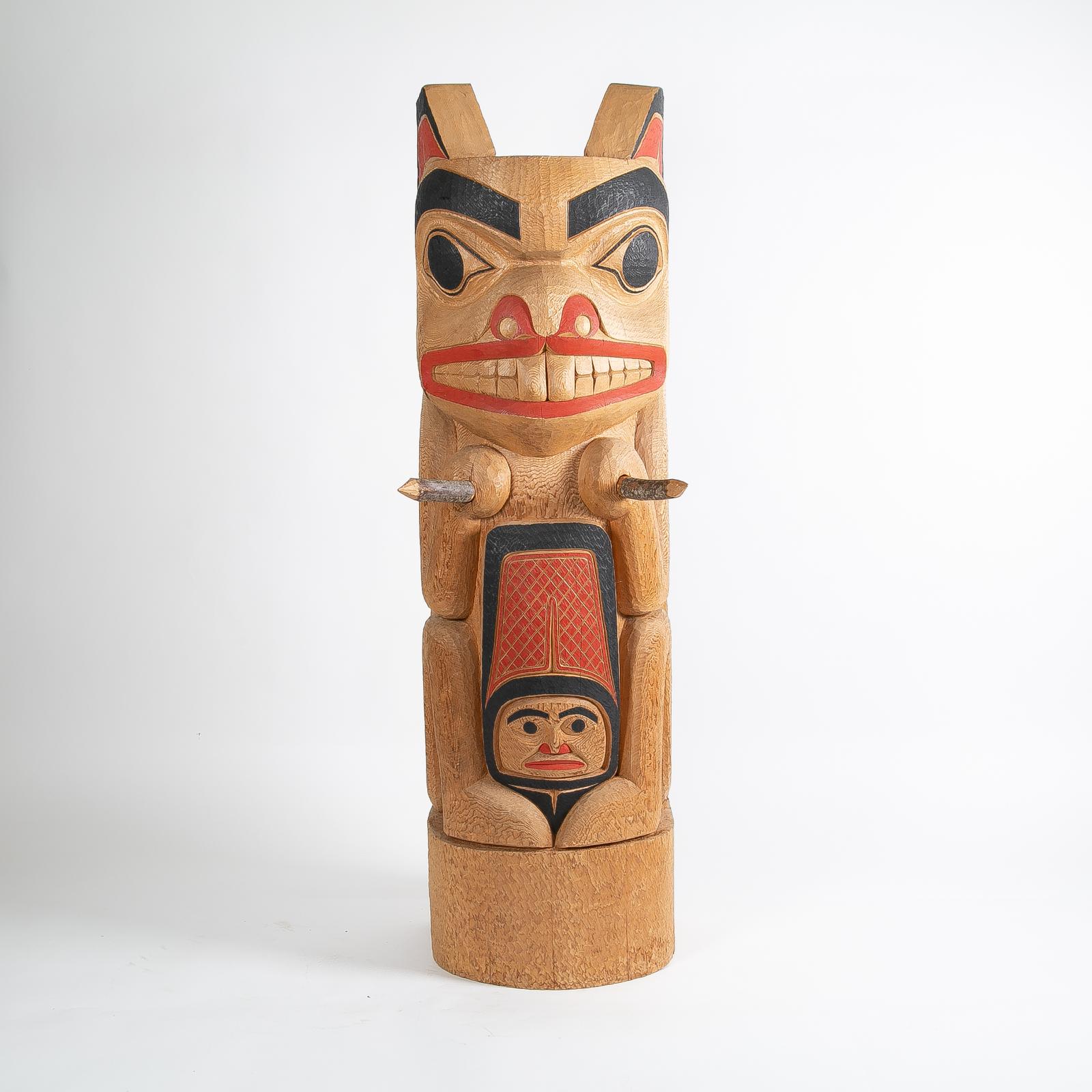 Walter Harris (1931-2009) - Beaver Totem