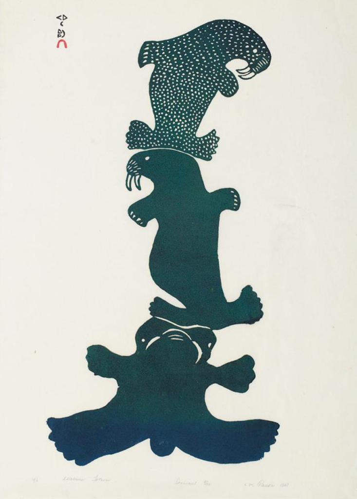 Pauta Saila (1916-2009) - Walrus Totem