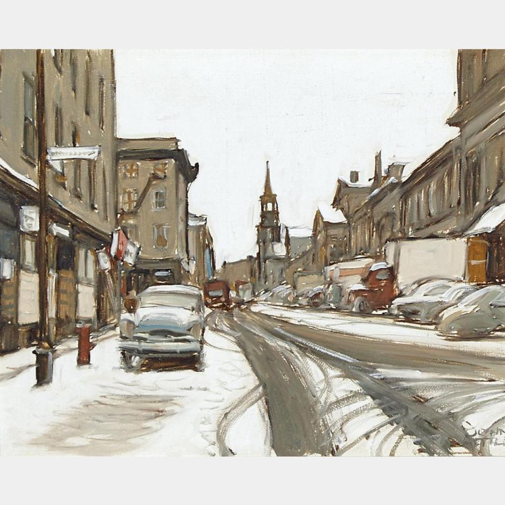 John Geoffrey Caruthers Little (1928-2024) - Old Rue St. Paul - Montréal