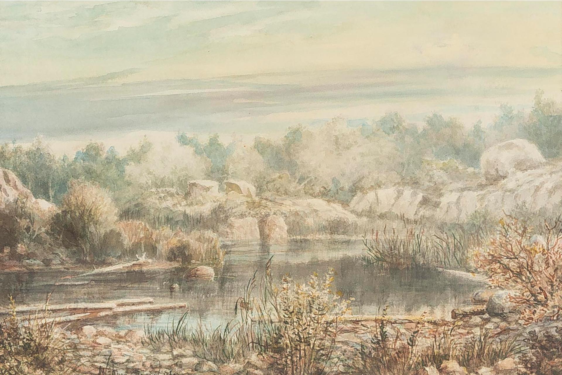 William Armstrong (1822-1914) - At The Mouth Of The River, 1896
