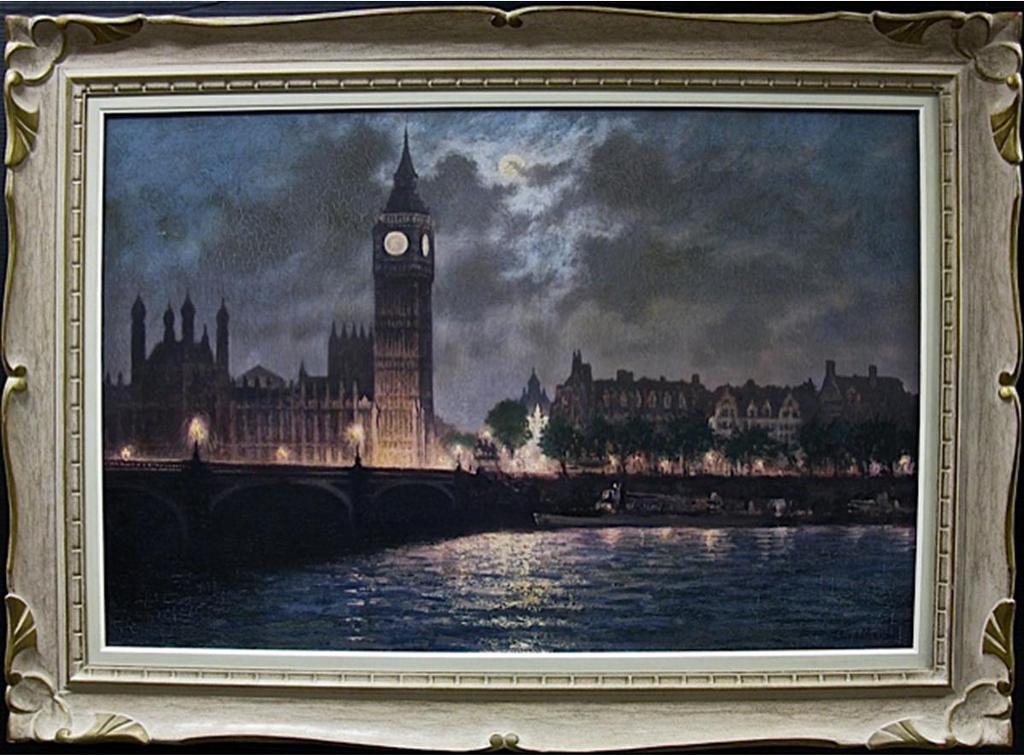 Jacobus Leonardus Van Der Meide (1910-1987) - Palace Of Westminster