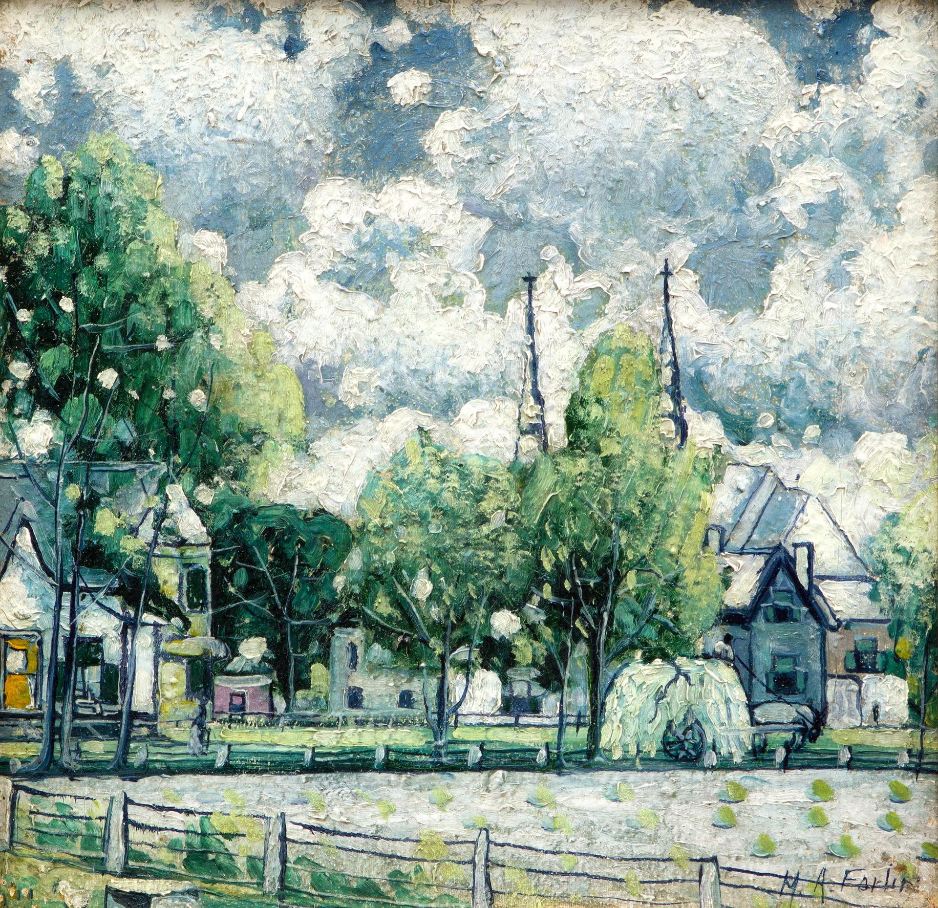 Marc-Aurèle Fortin (1888-1970) - Sans titre / Untitled (Sainte-Rose), c. 1924