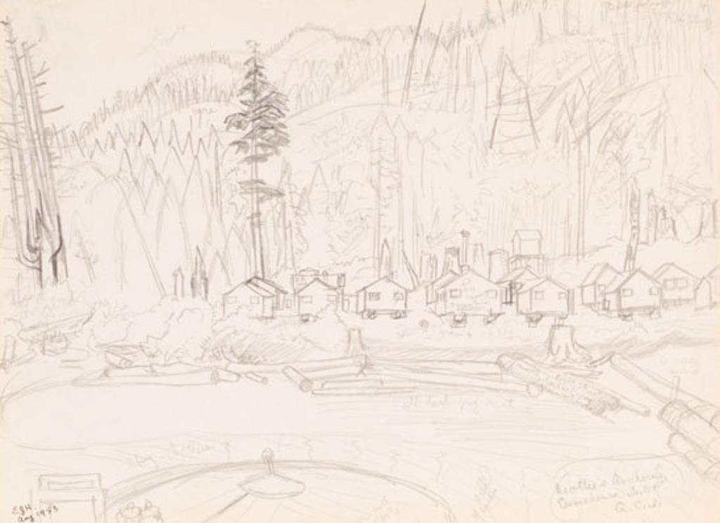 Edward John (E. J.) Hughes (1913-2007) - Beattie's Anchorage, Cumshewa Inlet, Queen Charlotte Islands