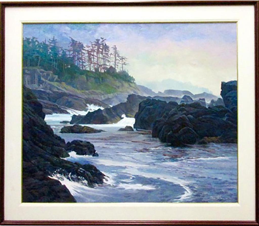 Gerald Leslie Sevier (1934) - Untitled (Rocky Shore)