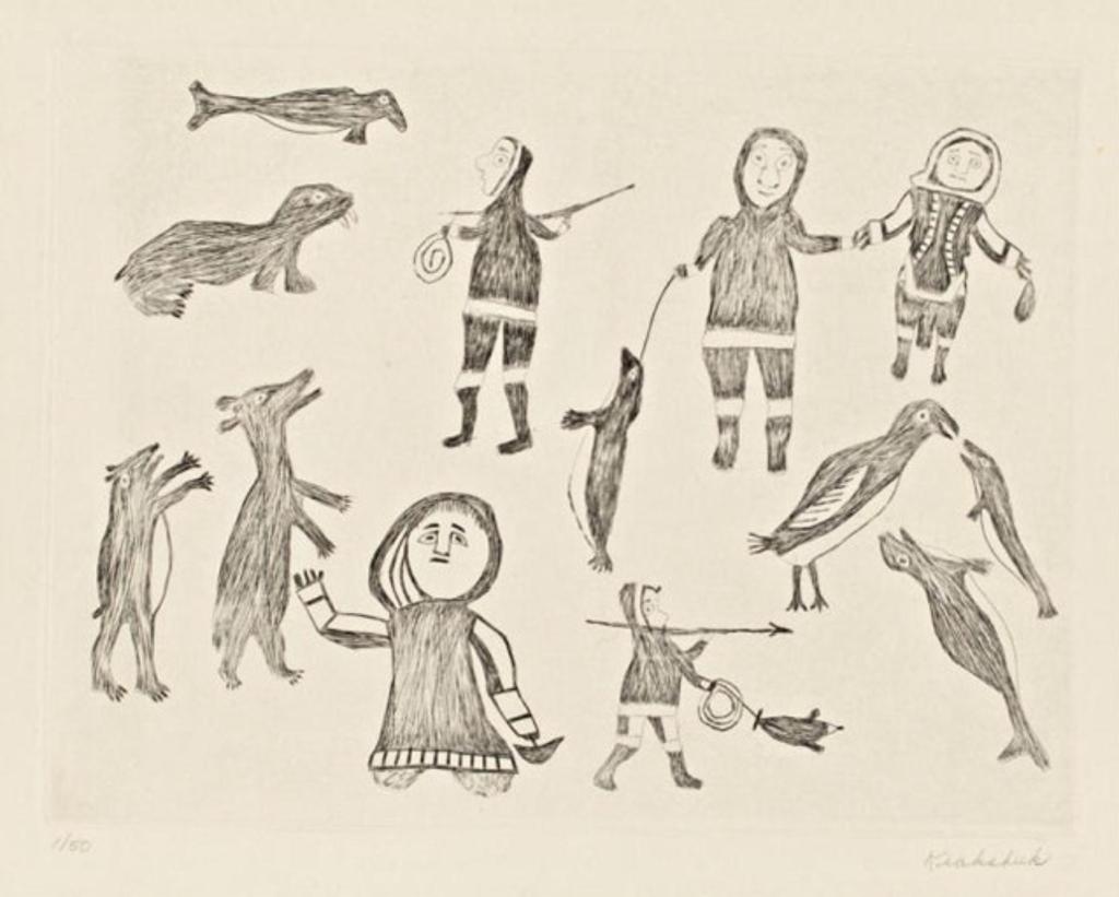 Kiakshuk (1886-1966) - Untitled