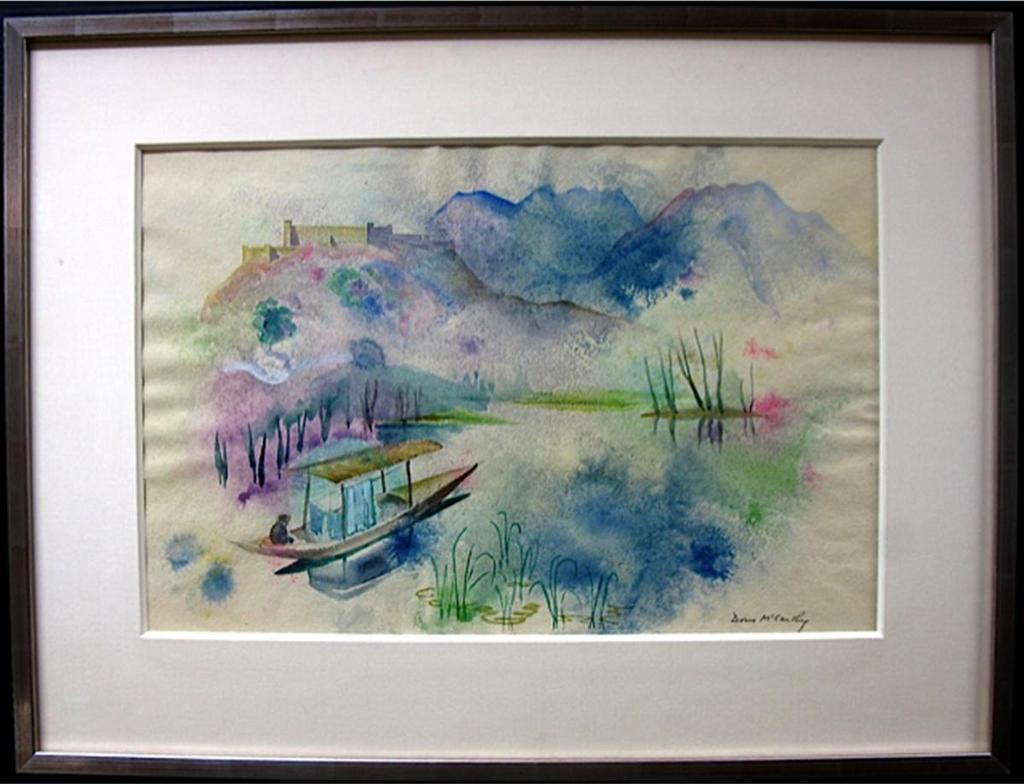 Doris Jean McCarthy (1910-2010) - Dhal Lake, Kashmir (Indian Temples Series - 1961)
