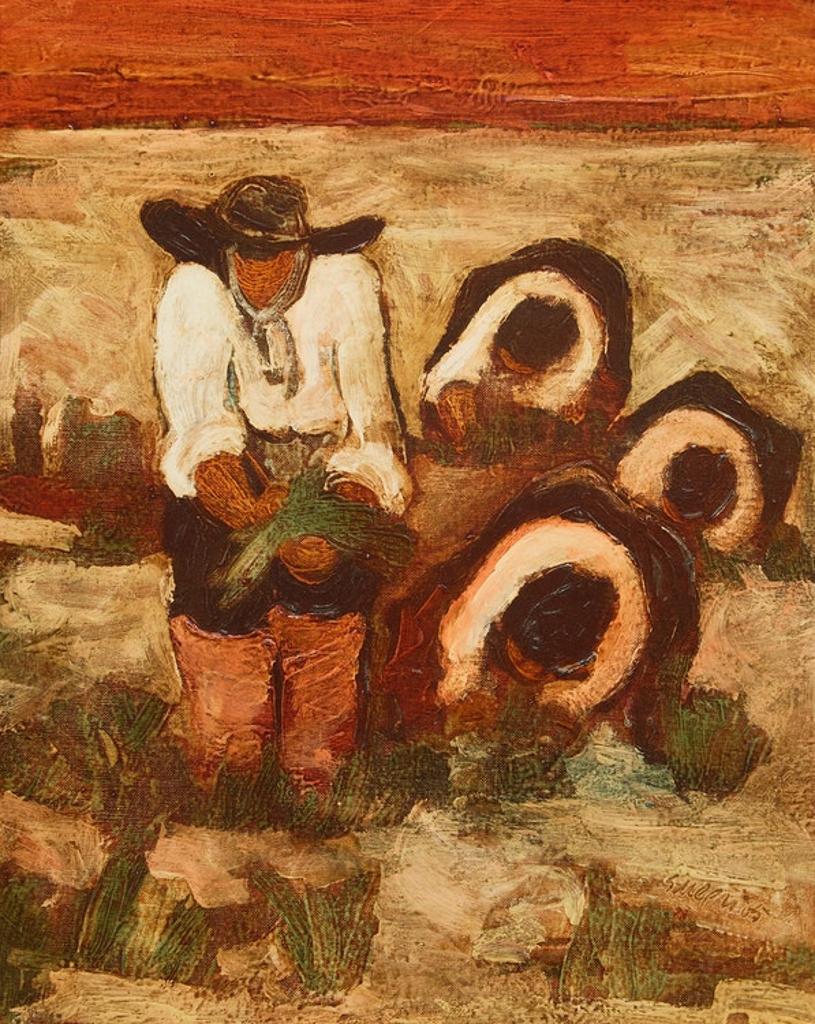 Sandro Negri (1940-2012) - Mondine in Risaia