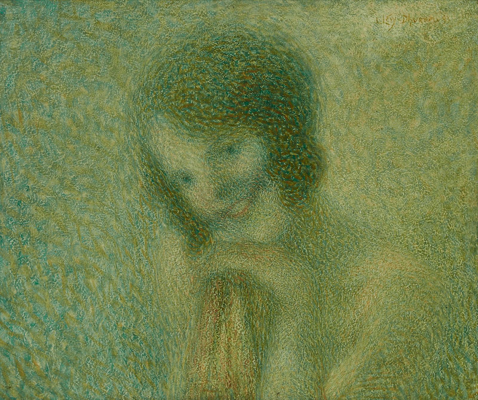 Lucien Lévy-Dhurmer (1865-1953) - Le Rire (The Laugh), 1893