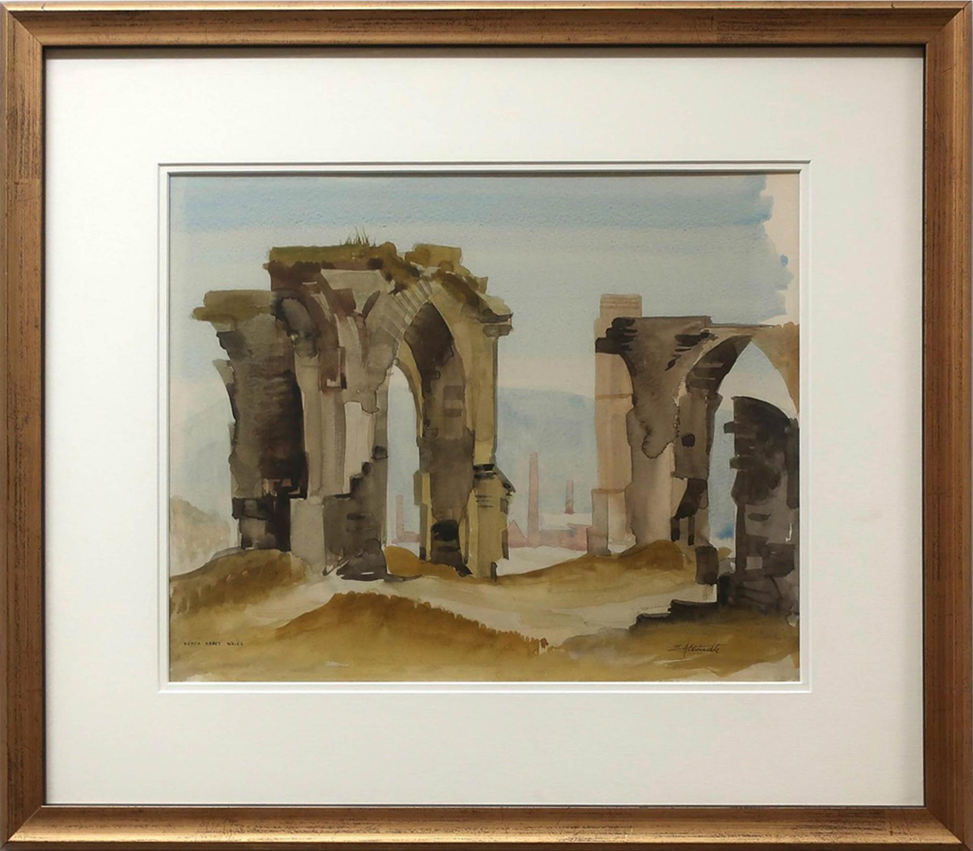 Eric Aldwinckle (1909-1980) - Neath Abbey - Wales