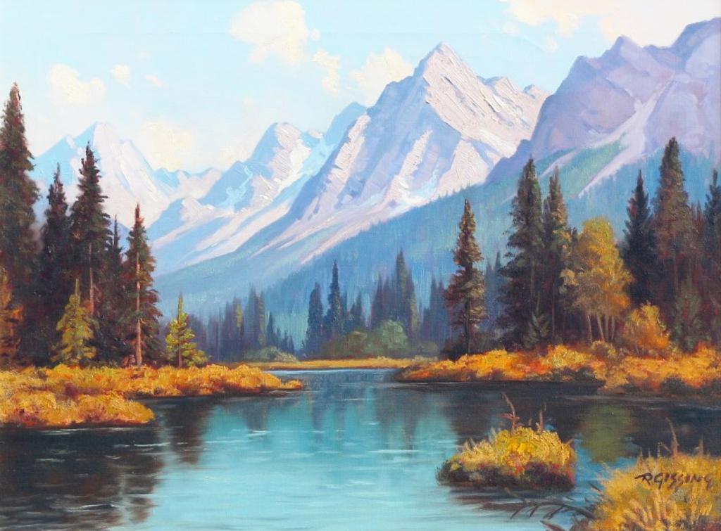 Roland Gissing (1895-1967) - In The Selkirk Mts; 1956