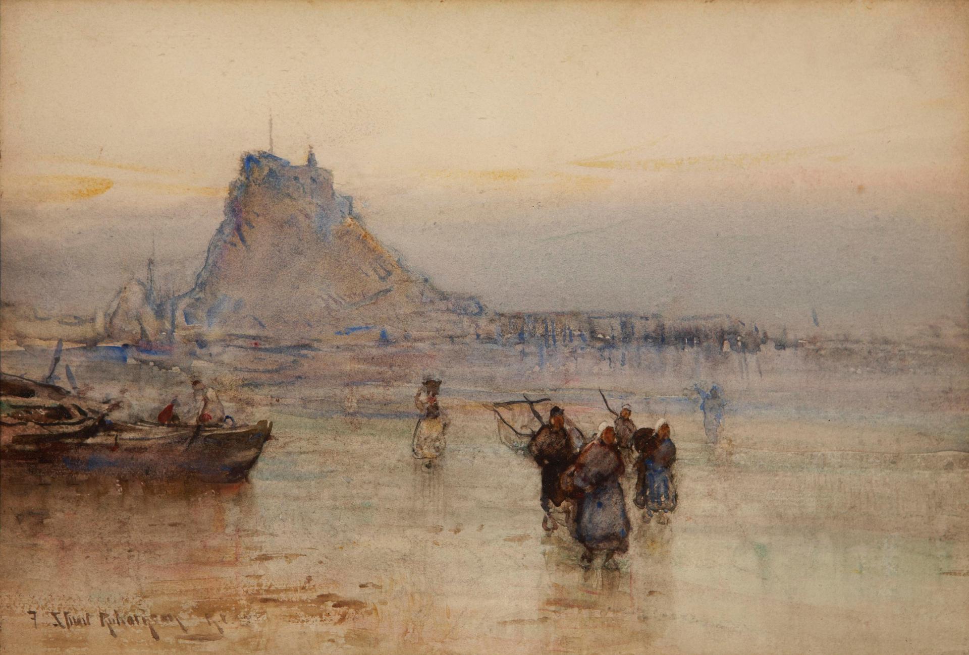 Frederick Stuart Richardson (1855-1934) - Bringing in the catch