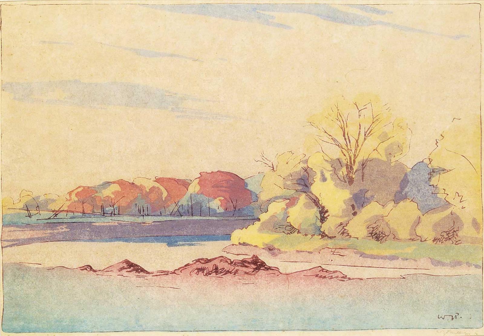 Walter Joseph (W.J.) Phillips (1884-1963) - Fall, Assiniboine River #20