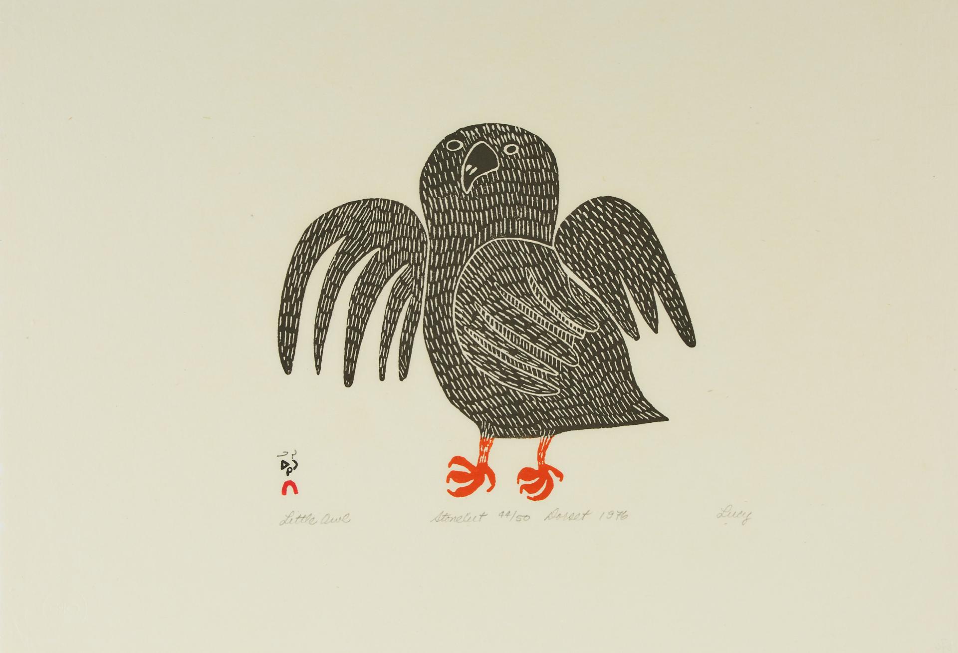 Lucy Qinnuayuak (1915-1982) - Little Owl