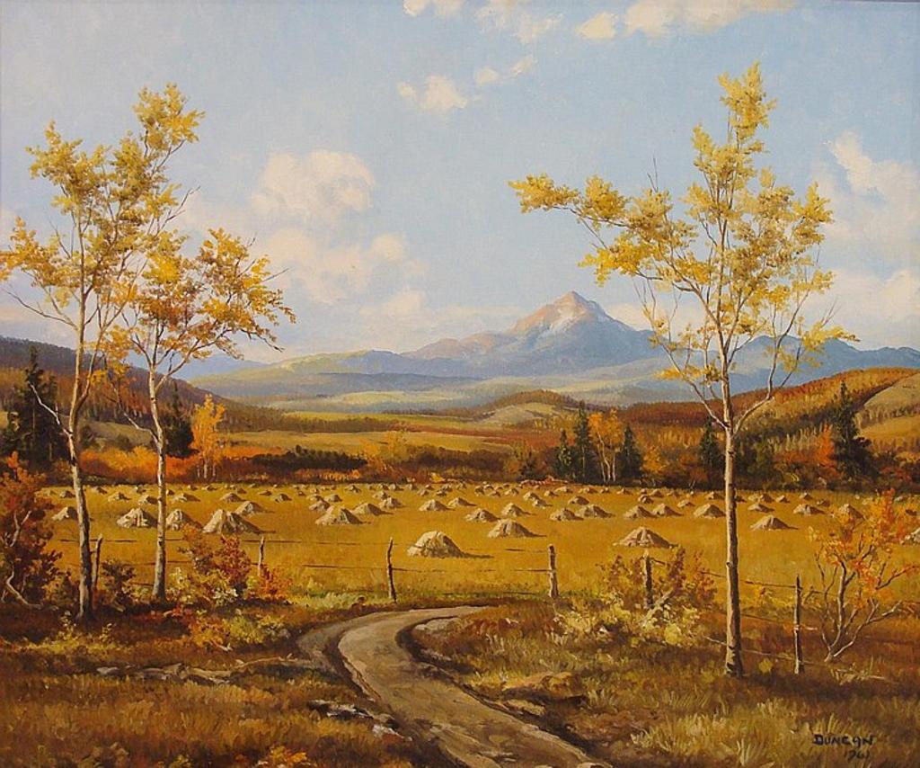Duncan Mackinnon Crockford (1922-1991) - Haystacks