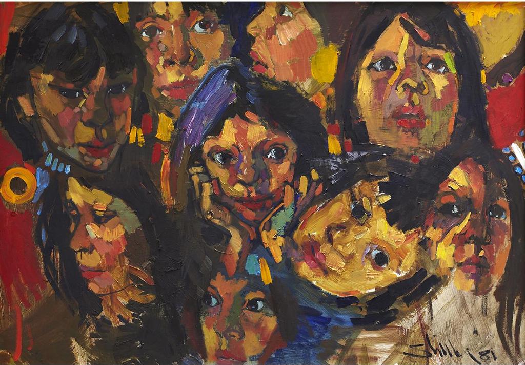 Arthur Shilling (1941-1986) - Nine Heads