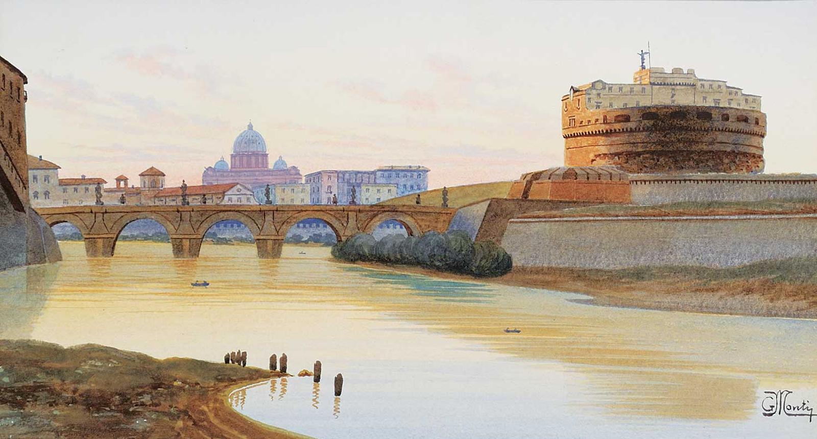 G. Monty - Untitled - City at Dusk