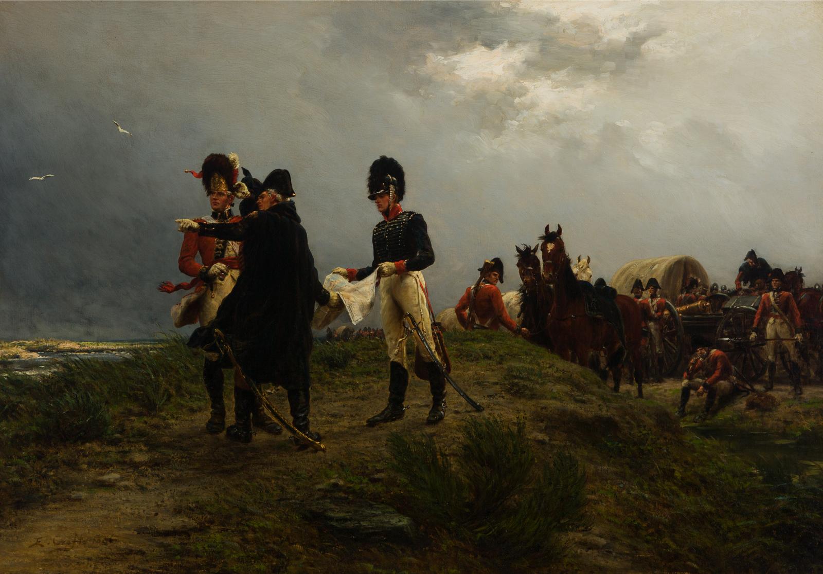 Ernest Crofts (1847-1911) - The Duke Of York In The Netherlands, 1886