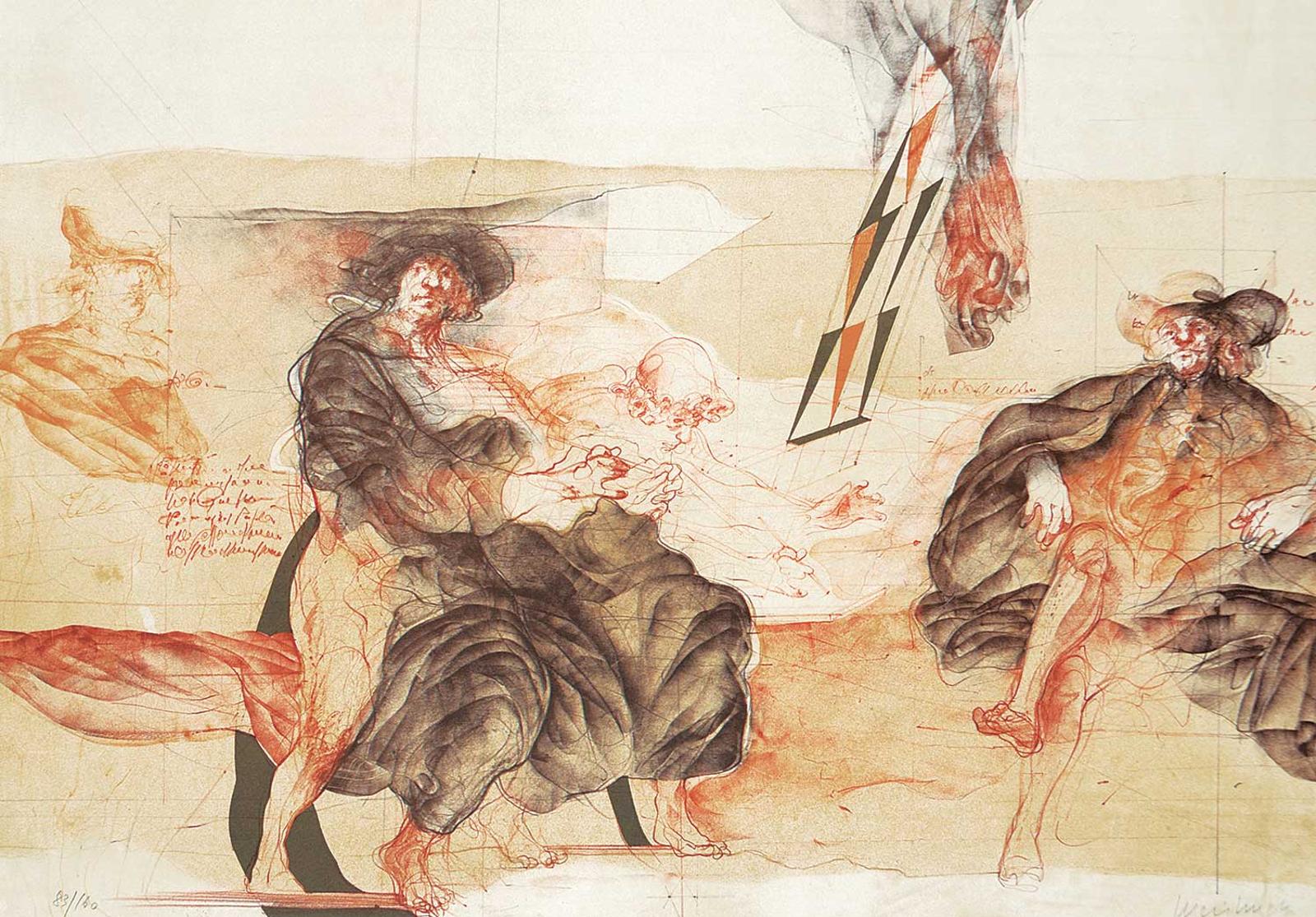 Claude Weisbuch (1927-2014) - Le Marchand Dans L'Atelier  #83/160