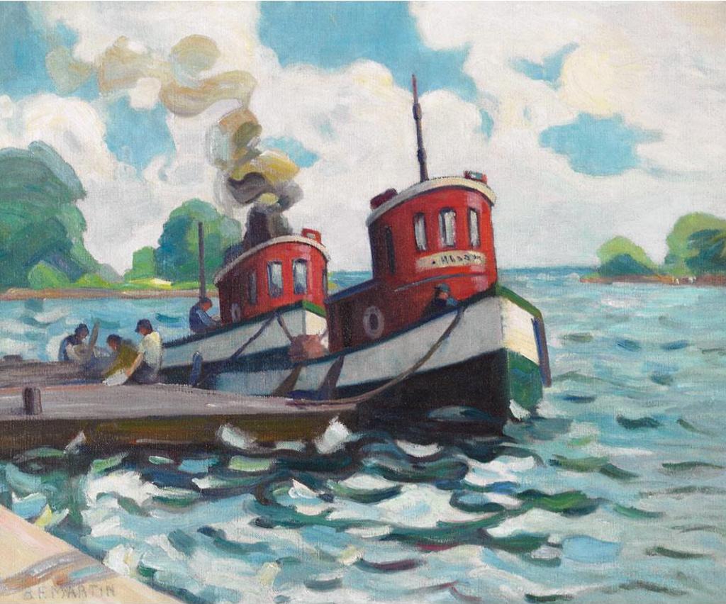 Bernice Fenwick Martin (1902-1999) - Windy Weather, Toronto Harbour