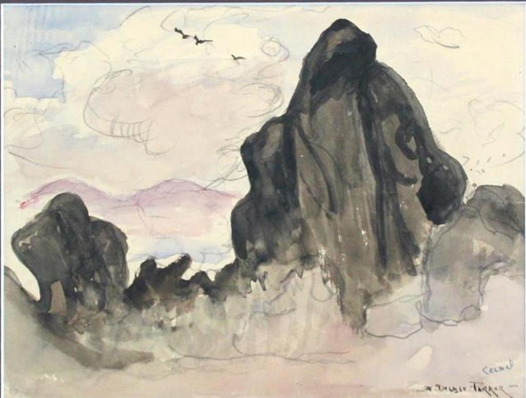 John Delisle Parker (1884-1962) - Rock forms, Carmel