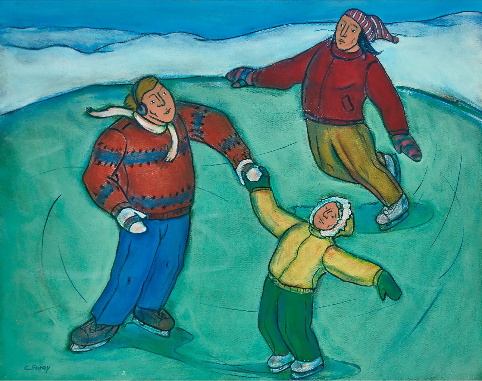 Conrad Stephen Furey (1954-2008) - Skaters, 1991