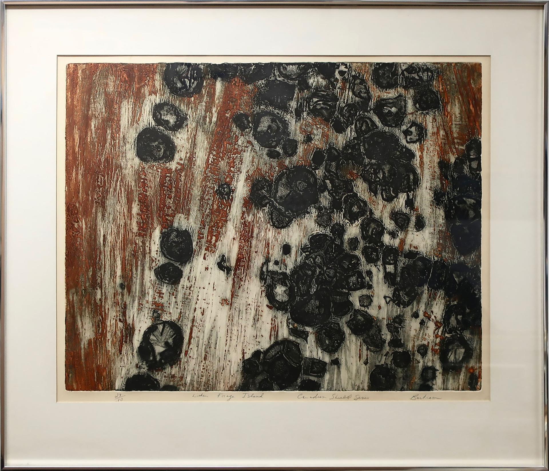 Edward John (Ted) Bartram (1938-2019) - Lichen Forage Island (Canadian Shield Series)