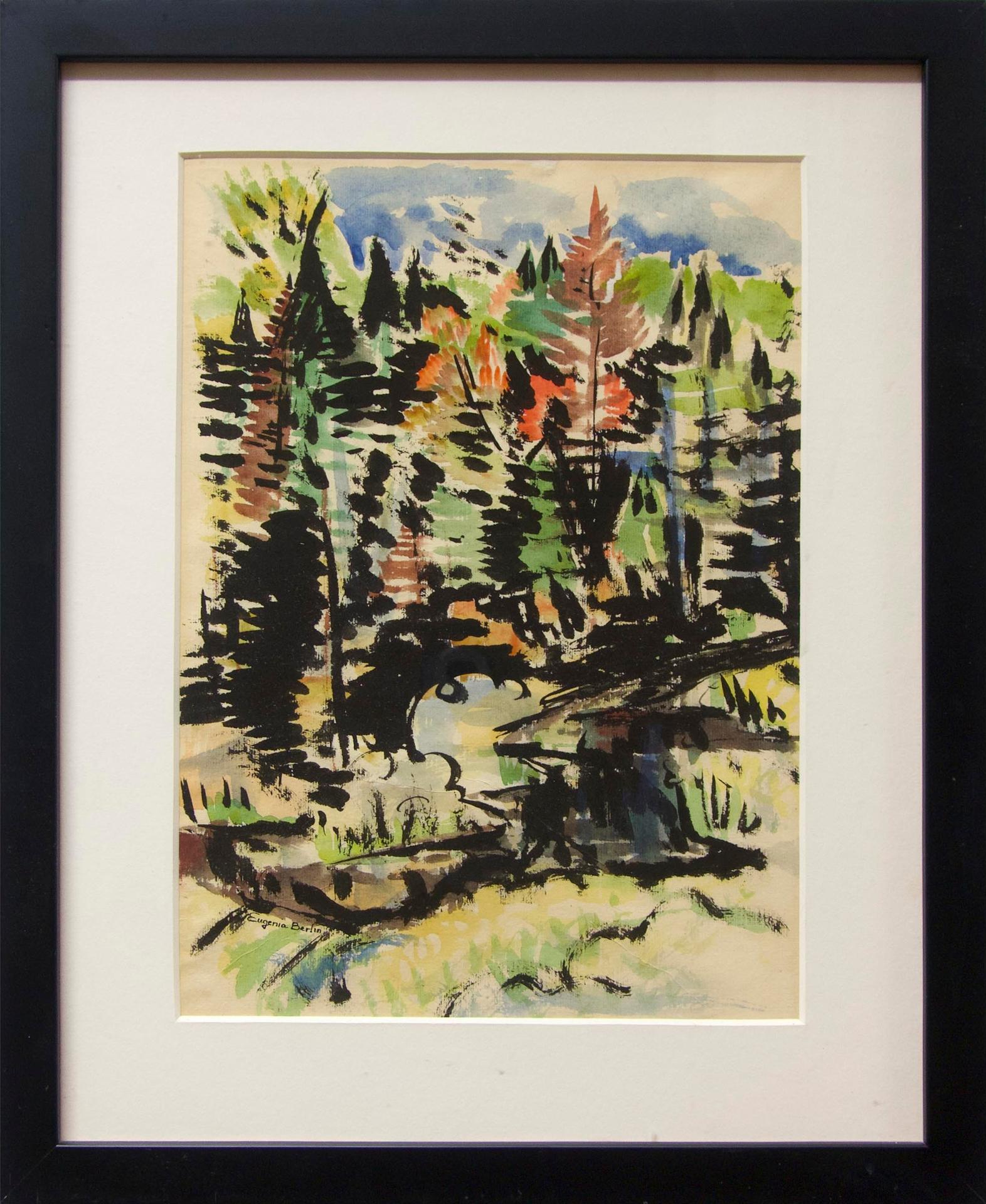 Eugenia Berlin (1905-2001) - Wooded Landscape