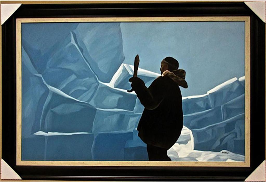 Kenneth (Ken) Michael Kirkby (1940-2023) - Untitled (Building An Igloo)