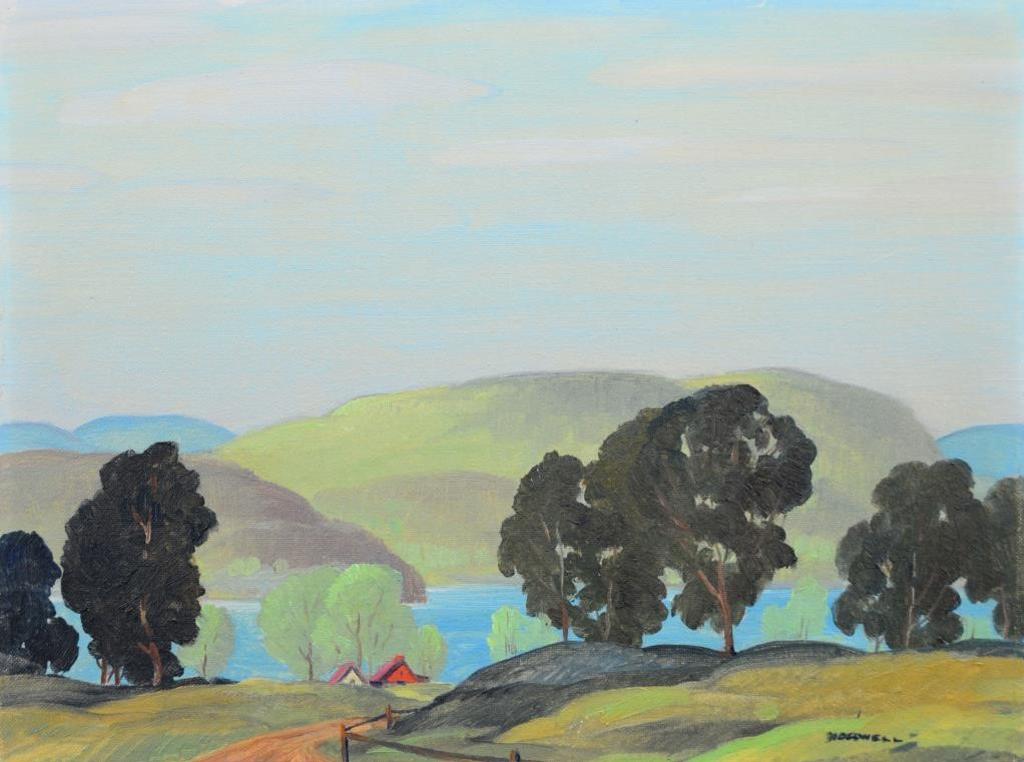 Graham Norble Norwell (1901-1967) - Summer with Red Peaks