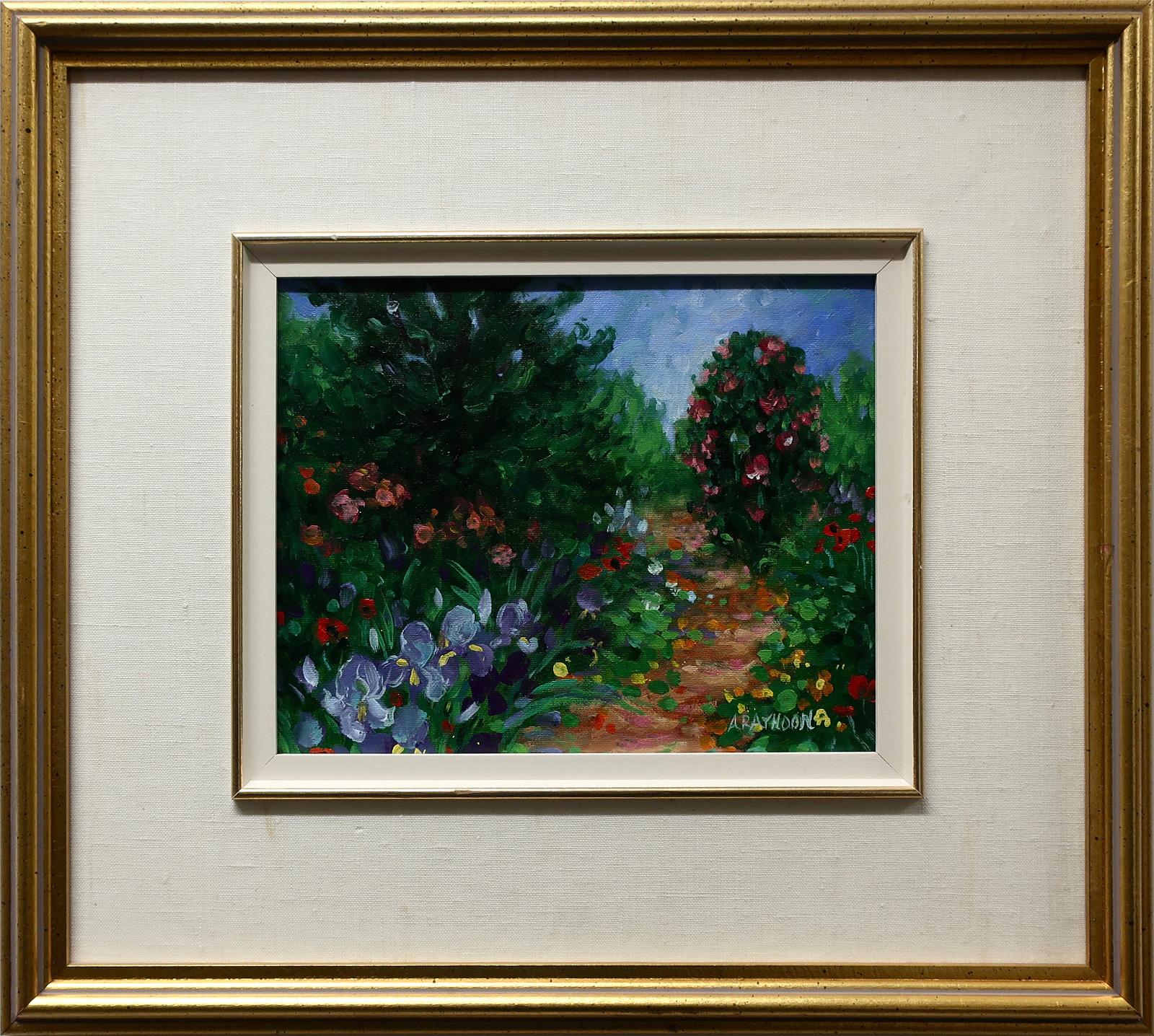 David Arathoon (1959) - Pathway With Roses