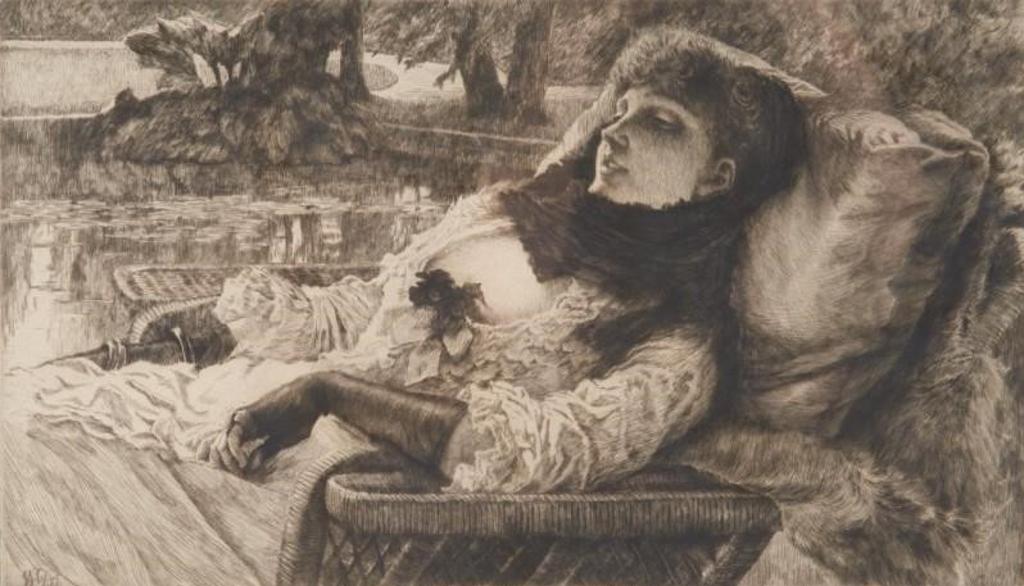 James Jacques Joseph Tissot (1836-1902) - Soiree d'ete [Wentworth 56]