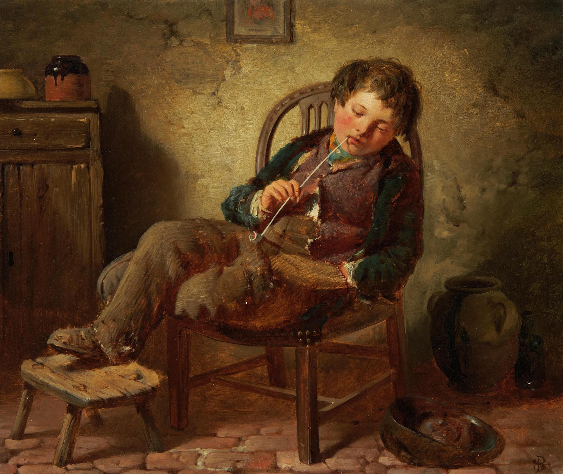 Edwin Bale (1838-1923) - His first smoke