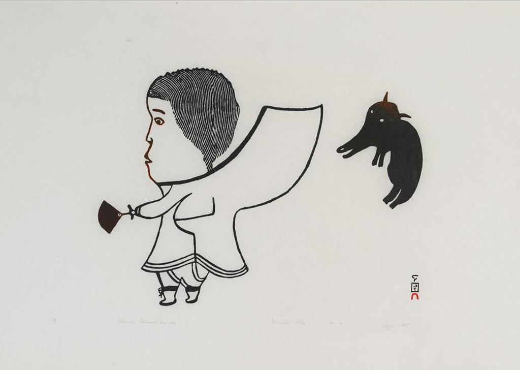 Lizzie - Woman Followed By Dog