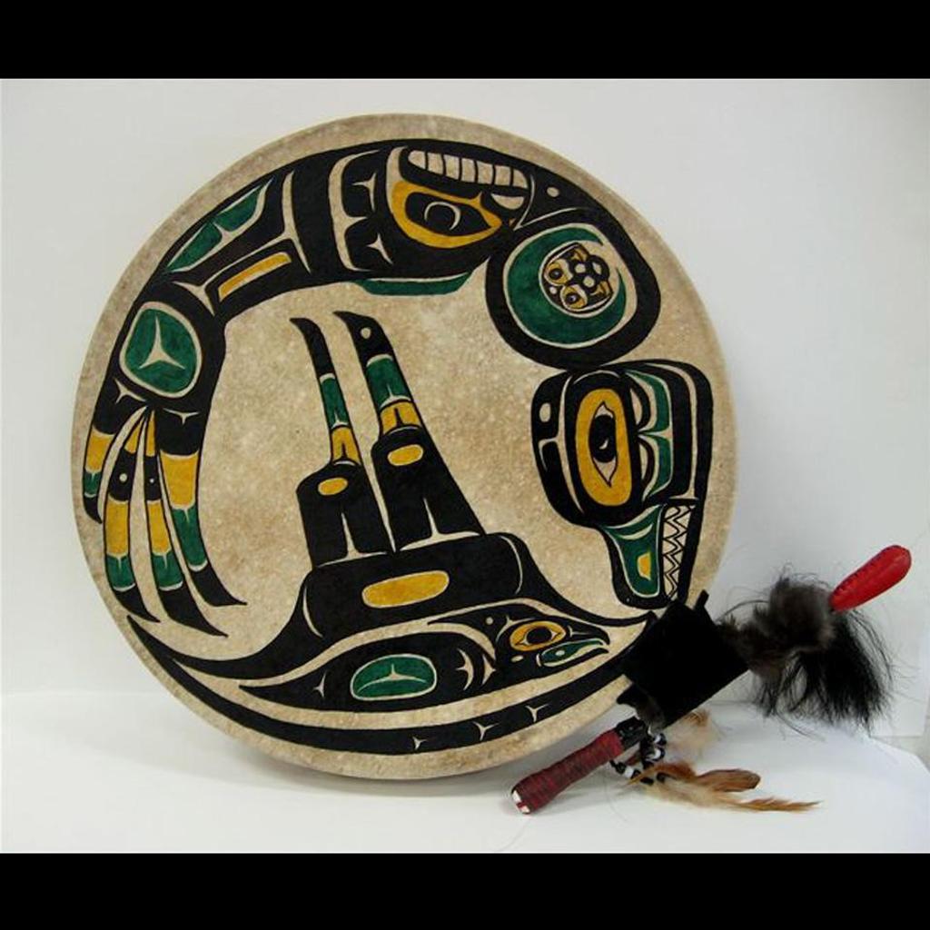 H. Whitehorse - Haida Cermonial Sisut’L Is Hoop Drum
