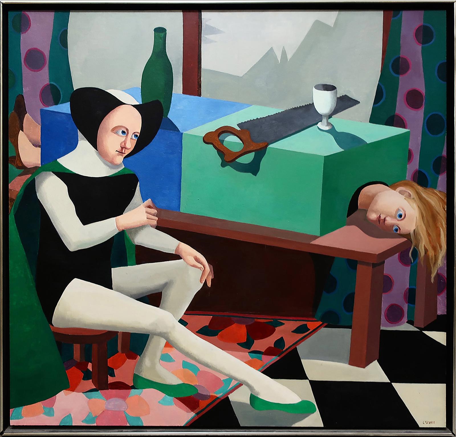 Louise Scott (1936-2007) - Untitled (The Illusionist)
