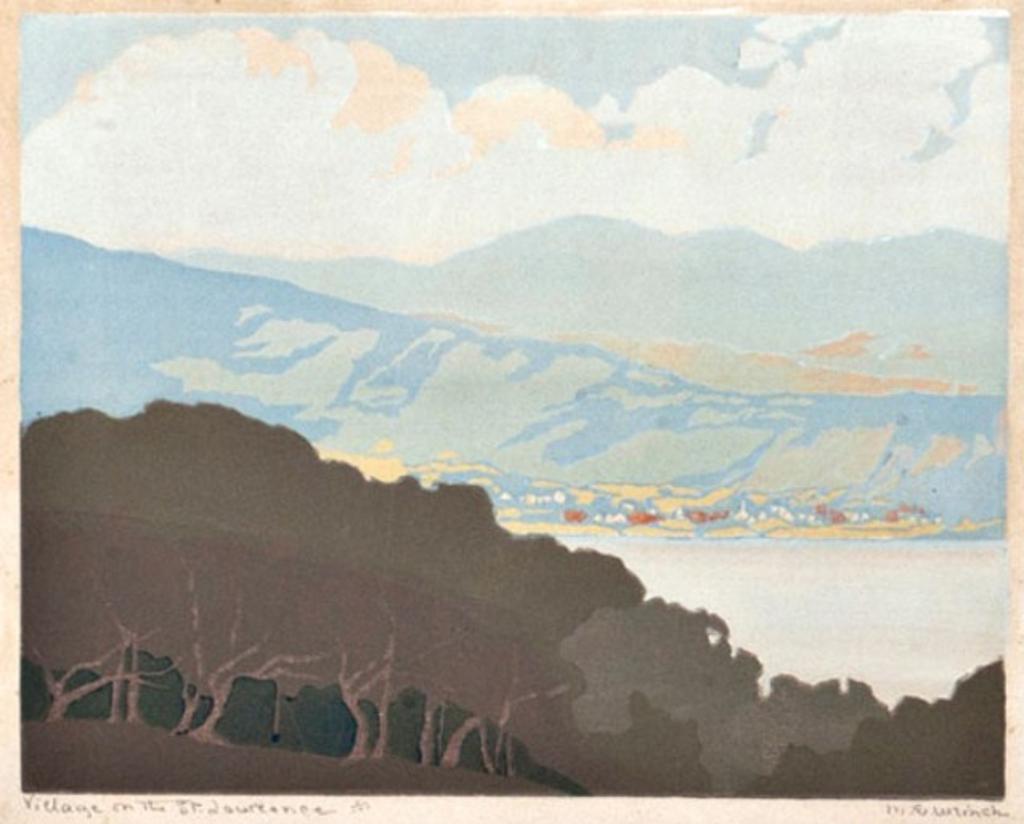 Mary Evelyn Wrinch (1877-1969) - Village on the St. Lawrence