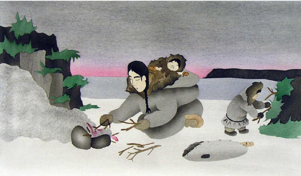 Mary K. Okheena (1955) - Untitled