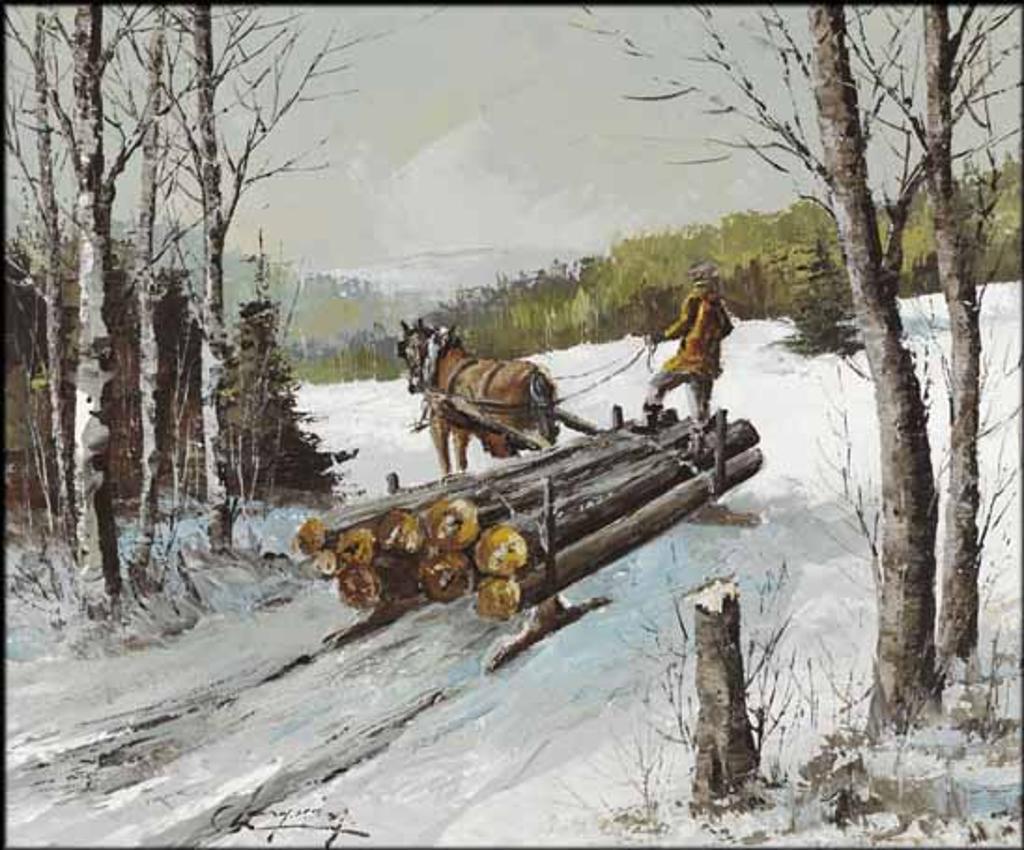 Claude Langevin (1942-2024) - Hauling Logs