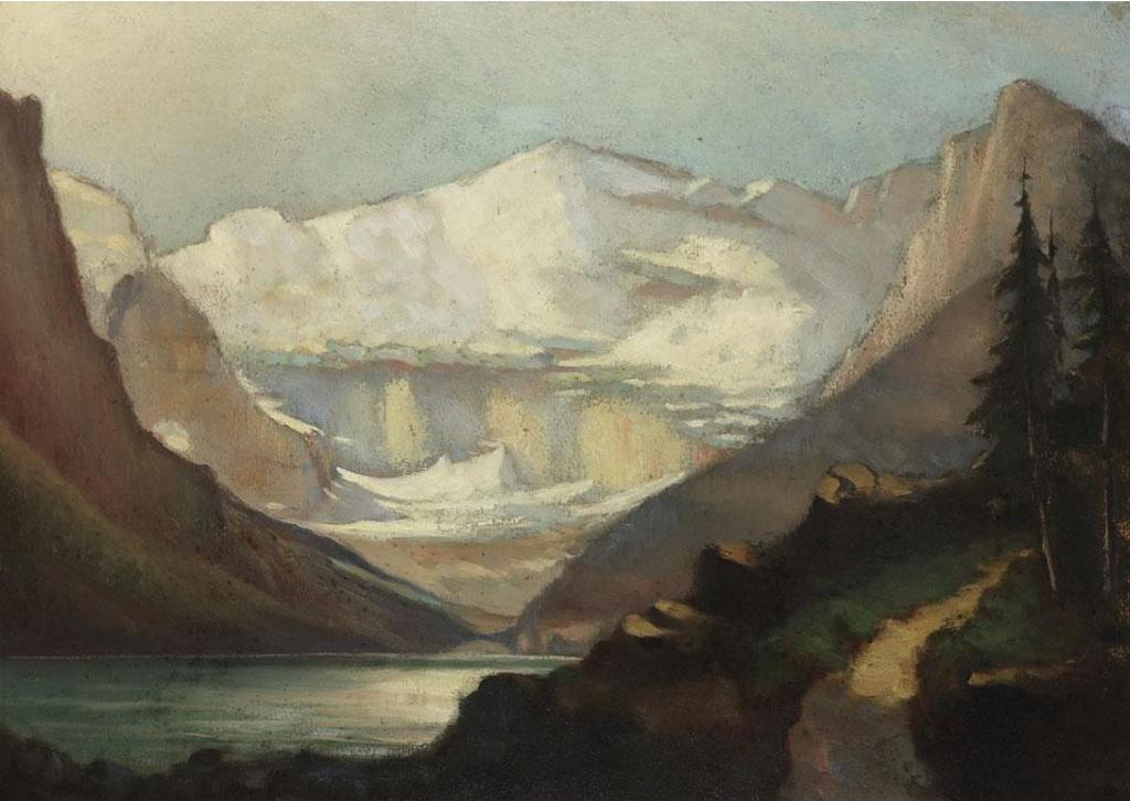 John A. Hammond (1843-1939) - Lake In The Clouds, Lake Agnes High Above Lake Louise