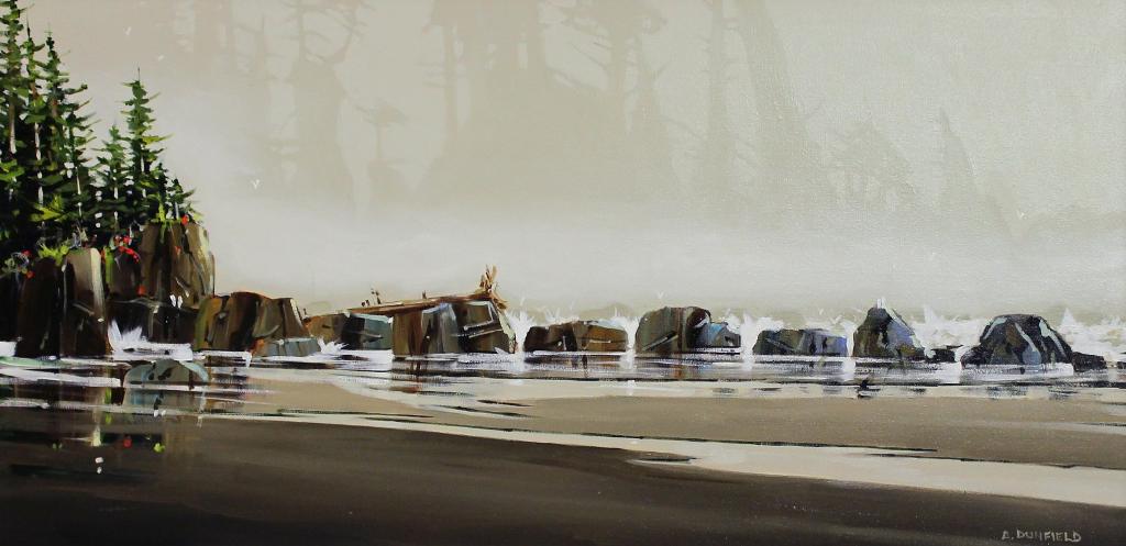 Allan Dunfield (1950) - Broken Silence (Near Tofino/Ucluelet On Vancouver Islands West Side); 2017
